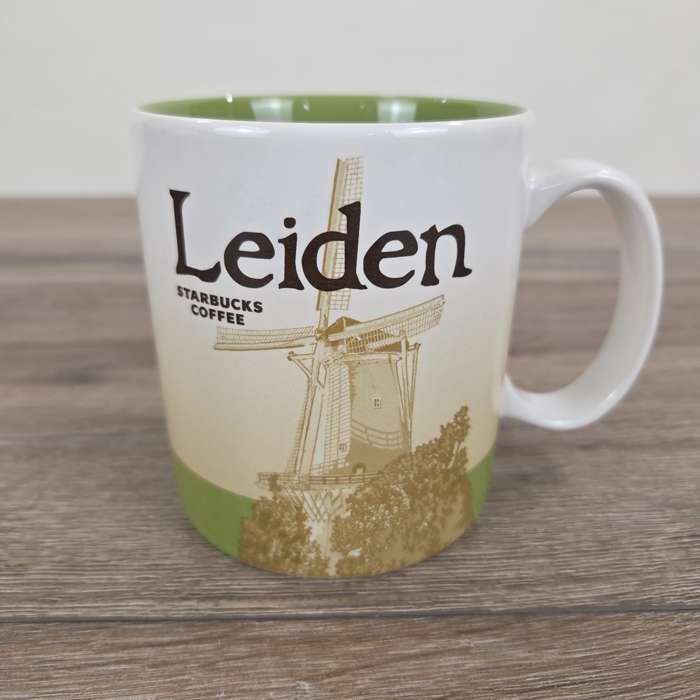 Starbucks Leiden Netherlands Global City Icon Collector Series Mug 16 fl oz